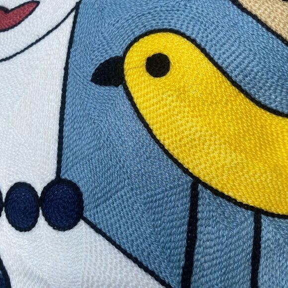 Frida Kahlo Embroidered Bohemian Pillow Cover - Picture 5 of 5